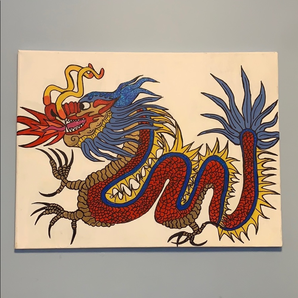 Custom Chinese Dragon Art